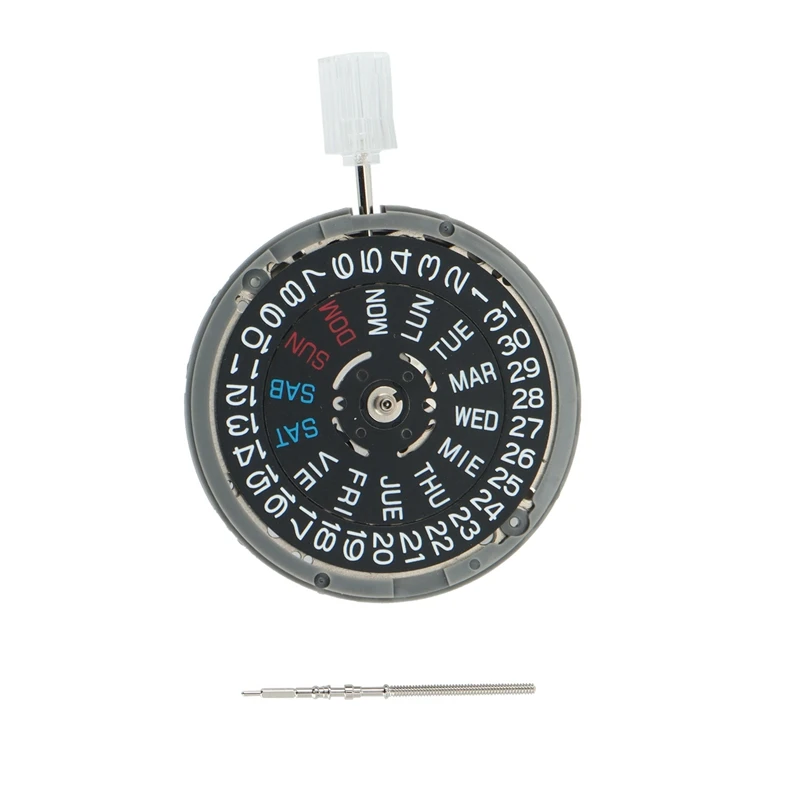 NH36 English Date Week Automatic 3 Oclock Crown 3.8 O'clock Crown Watch Movement Mechanical Replacement Parts
NH36 English Date Week Automatic 3 Oclock Crown 3.8 O'clock Crown Watch Movement Mechanical Replacement Parts