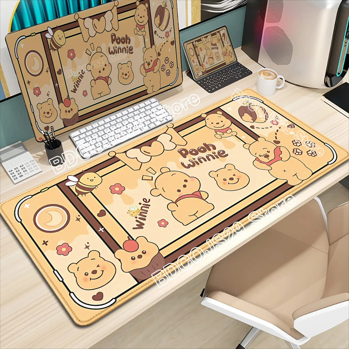 Winnie The Pooh Bear Mouse Pad Cartoon Gaming Cute Mousepad Speed Desk Mat Laptop Gaming Mats for Office Carpet Desk Accessories
Winnie The Pooh Bear Mouse Pad Cartoon Gaming Cute Mousepad Speed Desk Mat Laptop Gaming Mats for Office Carpet Desk Accessories