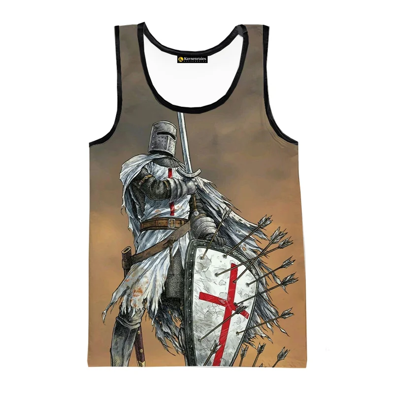 Knights Templar Graphic Tank Top Men's Summer Personality Streetwear 3D Print Vest Loose Breathable Harajuku Sport Casual Tees
Knights Templar Graphic Tank Top Men's Summer Personality Streetwear 3D Print Vest Loose Breathable Harajuku Sport Casual Tees