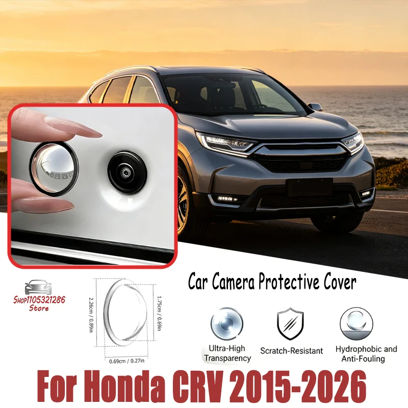 For Honda CRV 2015-2026 2Pcs 360 Reverse Camera Lens Protector, Anti-Scratch PC Clear Sticker, Waterproof Dustproof Auto
For Honda CRV 2015-2026 2Pcs 360 Reverse Camera Lens Protector, Anti-Scratch PC Clear Sticker, Waterproof Dustproof Auto