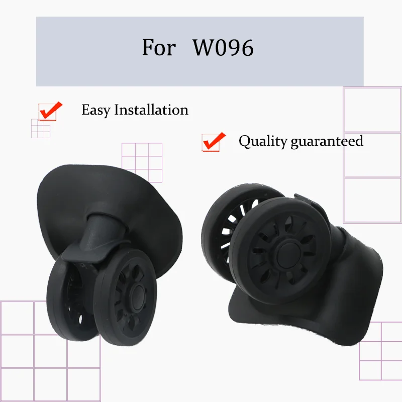 For W096Ultra-Durable Luggage Wheels 360-Degree Rotation Silent Noise Reduction Easy Installation Compatible with Most Suitcases
For W096Ultra-Durable Luggage Wheels 360-Degree Rotation Silent Noise Reduction Easy Installation Compatible with Most Suitcases