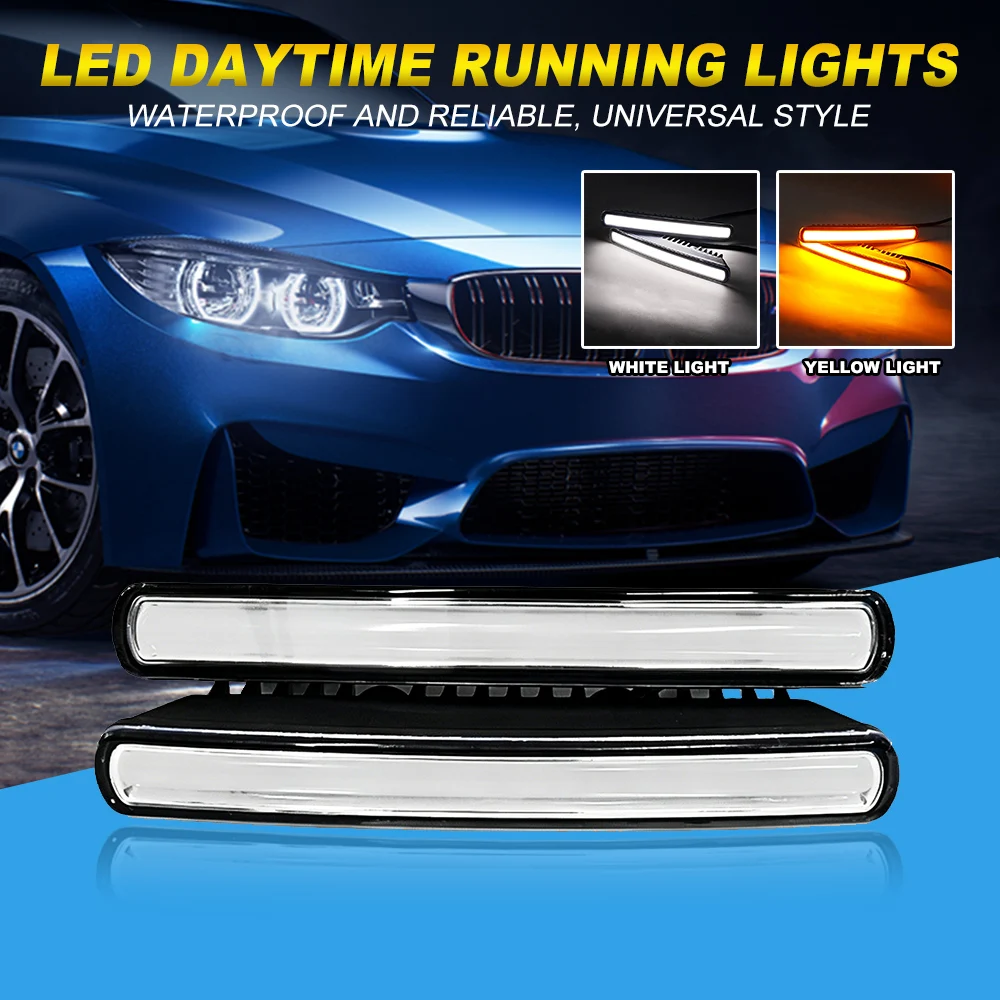 Universal COB Daytime Running Light DRL Ultra Bright Lamp Waterrproof IP67 Turn Signal Auxiliary Light
Universal COB Daytime Running Light DRL Ultra Bright Lamp Waterrproof IP67 Turn Signal Auxiliary Light