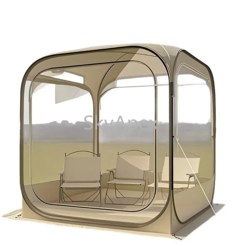 Прозрачная палатка-шатер из ПВХ «Звездное небо»: портативная, быстросборная, водонепроницаемая, для улицы, двора, барбекю, просмотра игр, кемпинга, глэмпинга
Прозрачная палатка-шатер из ПВХ «Звездное небо»: портативная, быстросборная, водонепроницаемая, для улицы, двора, барбекю, просмотра игр, кемпинга, глэмпинга