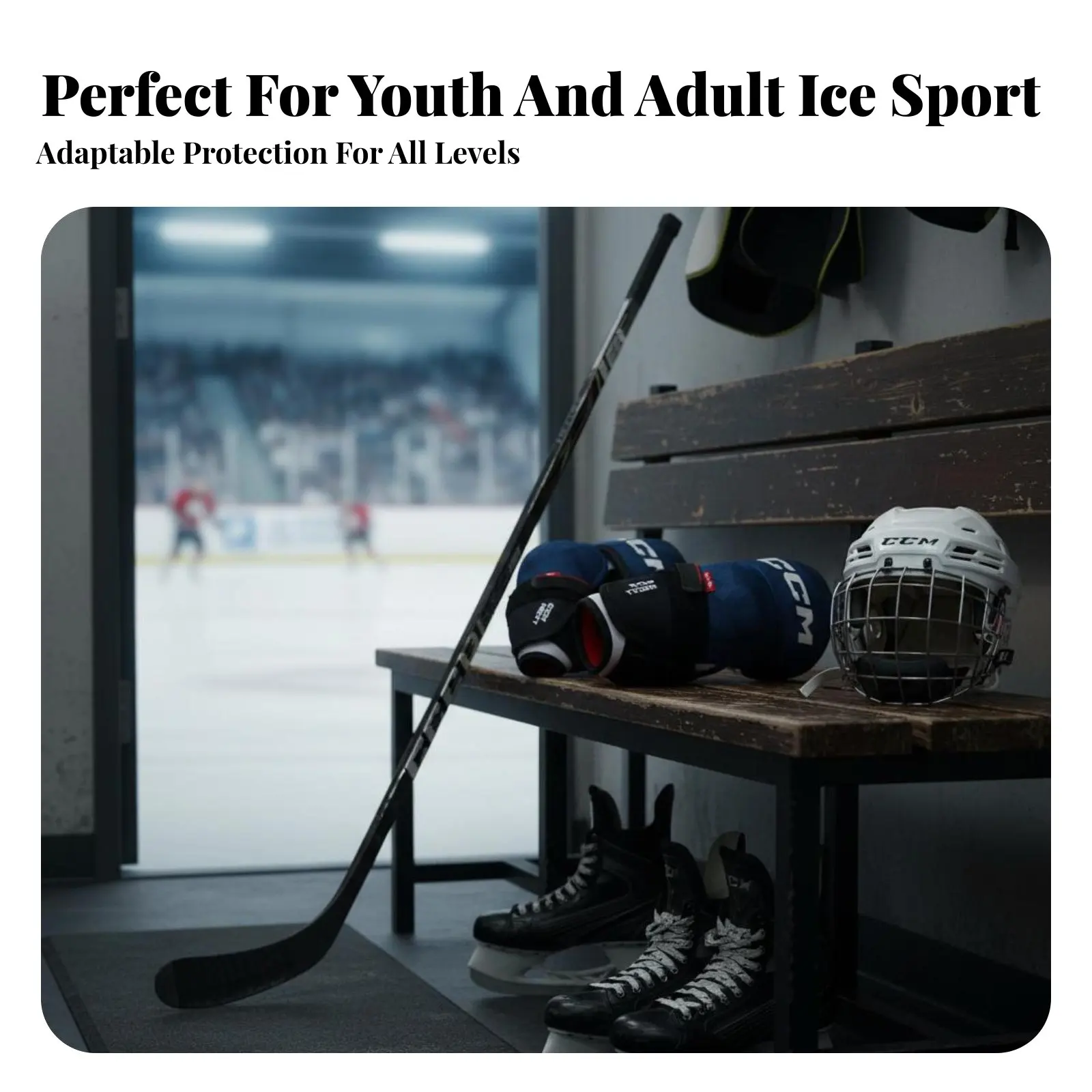Elbow Pads for Ice Hockey, Youth & Adult, Professional Training, Match, Protective Gear
Elbow Pads for Ice Hockey, Youth & Adult, Professional Training, Match, Protective Gear