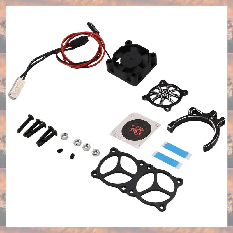 2025 New-For RC Car 3650 3660 550 540 Motor Heatsink Cooling Fan With Thermal Sensor CNC Aluminum Alloy Clamp Heatsink
2025 New-For RC Car 3650 3660 550 540 Motor Heatsink Cooling Fan With Thermal Sensor CNC Aluminum Alloy Clamp Heatsink