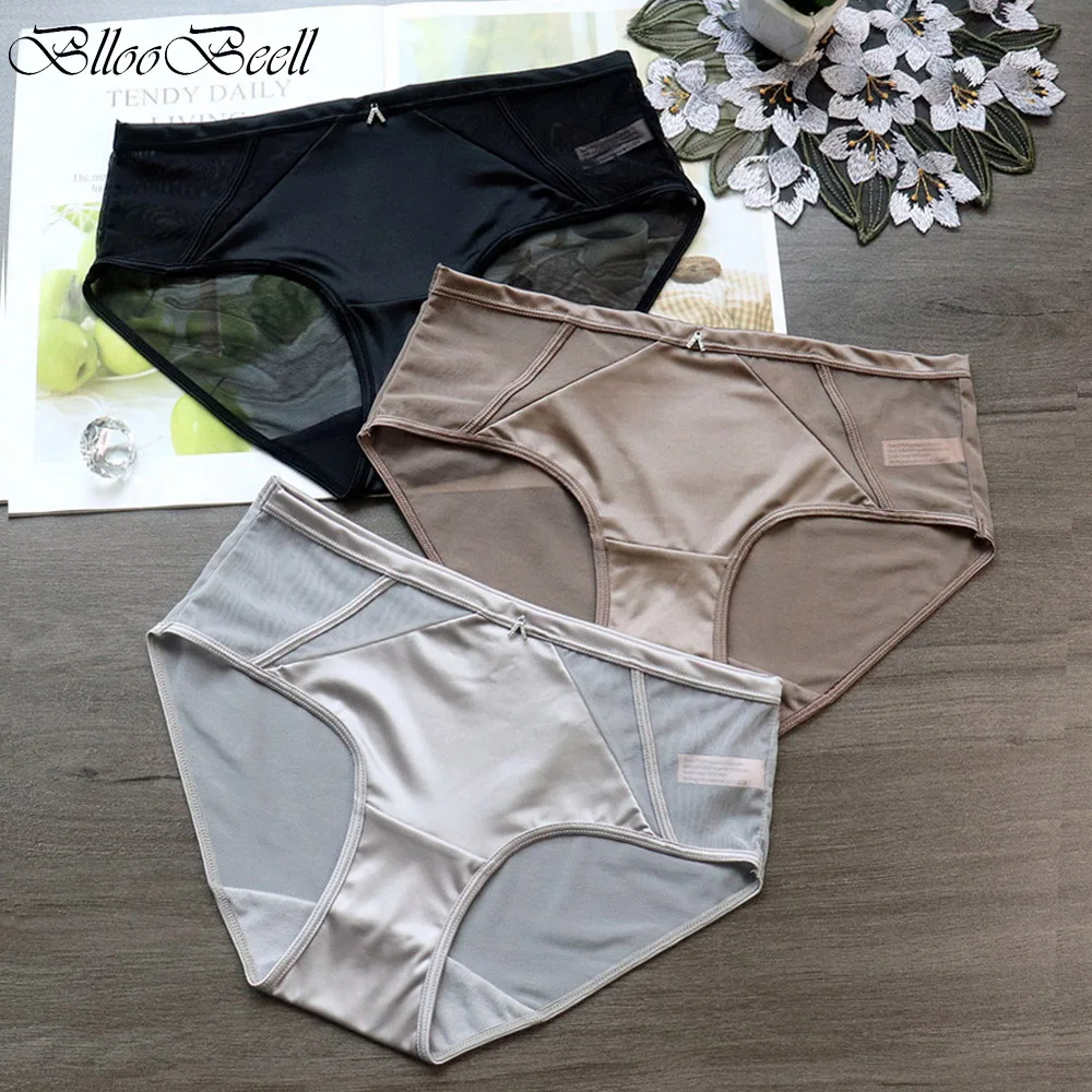 Fashion Sexy Satin Women's Hollow out Mesh Panties Low Waist Solid Briefs Breathable Underwear Female Lingerie
Fashion Sexy Satin Women's Hollow out Mesh Panties Low Waist Solid Briefs Breathable Underwear Female Lingerie
