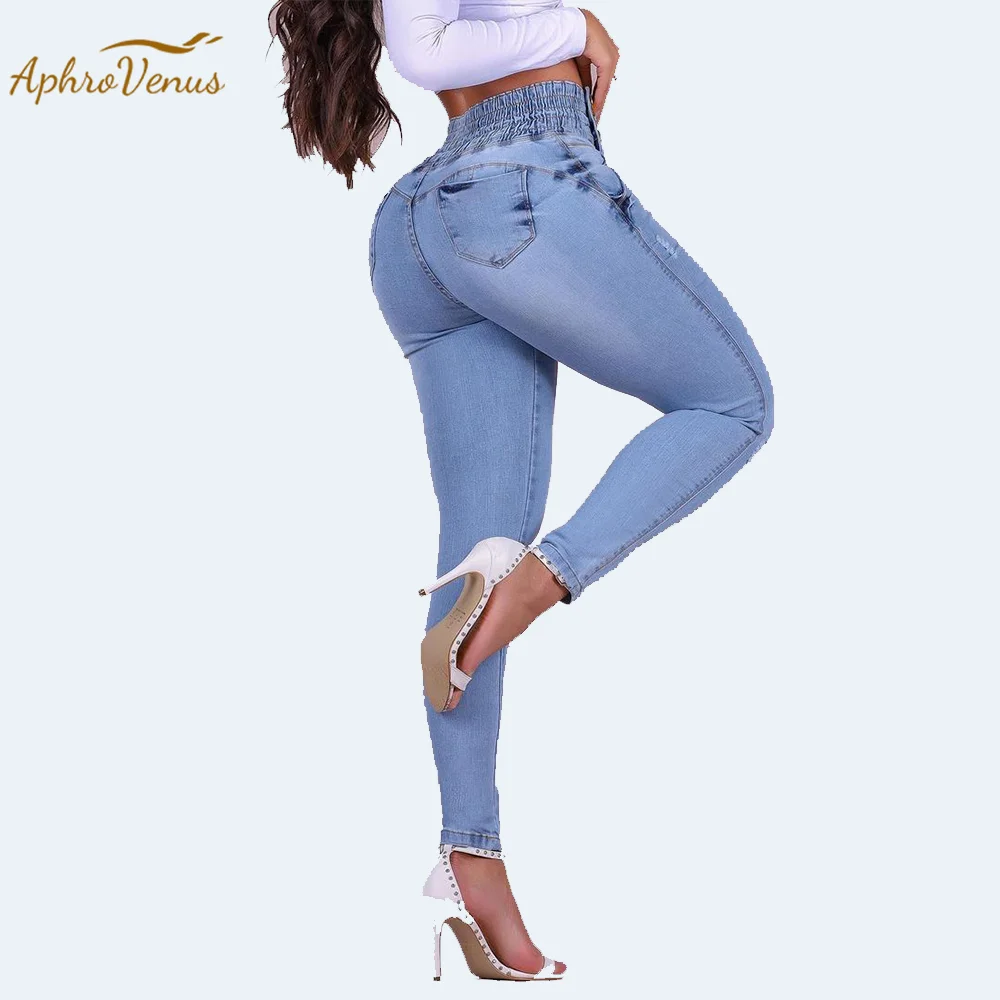 Women High Waist Slim Skinny Jeans Ladies Pencil Jean Trousers Bottom Straight Female Trouser Streetwear Stretch Skinny Trousers
Women High Waist Slim Skinny Jeans Ladies Pencil Jean Trousers Bottom Straight Female Trouser Streetwear Stretch Skinny Trousers