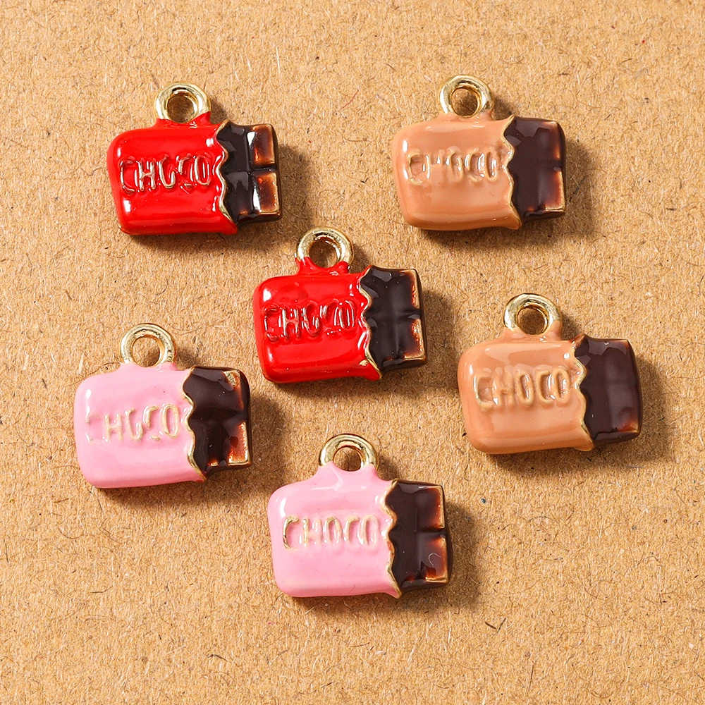 10pcs Resin Simulation Chocolate Pendant Charms for Jewelry Making Necklace Earrings Bracelet DIY Handmade Accessories Supplies
10pcs Resin Simulation Chocolate Pendant Charms for Jewelry Making Necklace Earrings Bracelet DIY Handmade Accessories Supplies