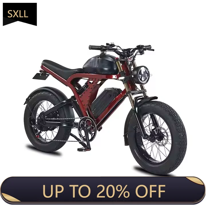 SXLL Factory Customizable Electric Bike 1500 Watts Powerful Double Suspension Snow Bike Aluminum Frame 7 Speed Fat Tie Ebike
SXLL Factory Customizable Electric Bike 1500 Watts Powerful Double Suspension Snow Bike Aluminum Frame 7 Speed Fat Tie Ebike