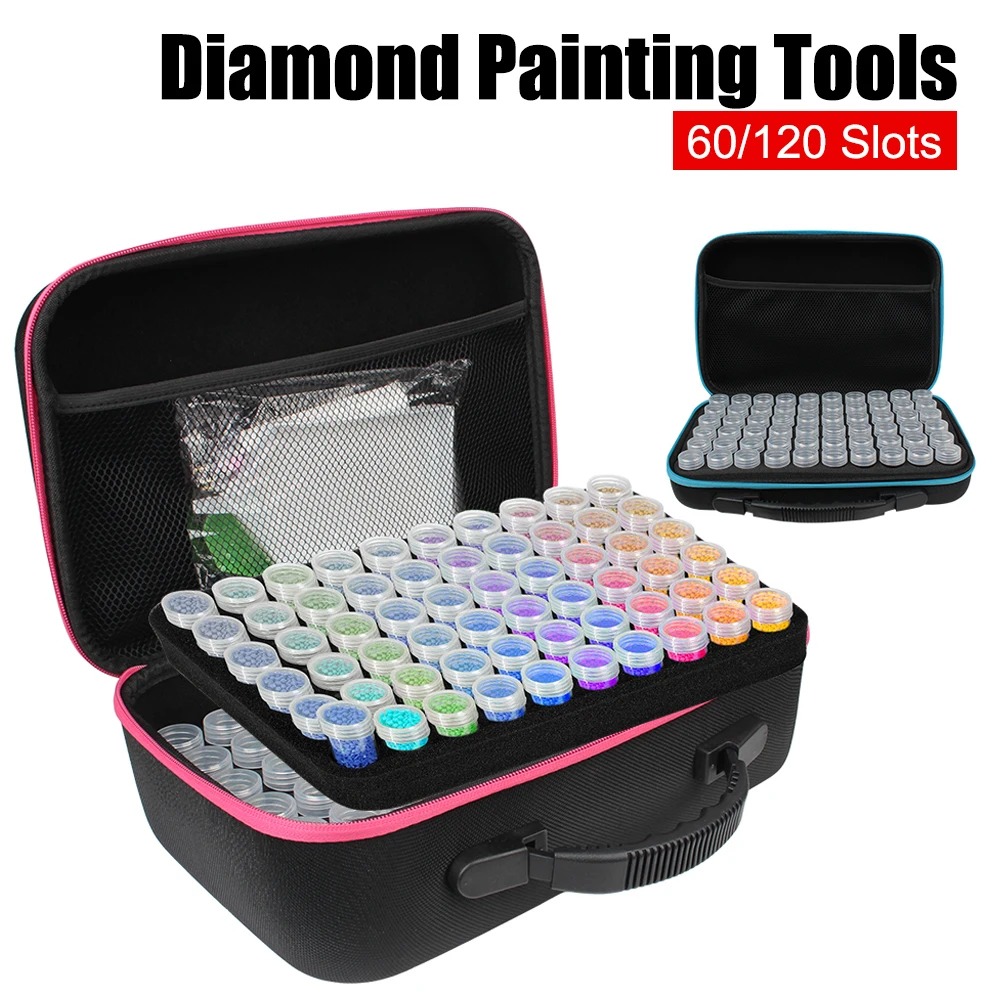 Diamond Painting Tools Embroidery Tools Beads Carry Case Detachable 60/120 Slots Handbag Jewelry Storage Box
Diamond Painting Tools Embroidery Tools Beads Carry Case Detachable 60/120 Slots Handbag Jewelry Storage Box