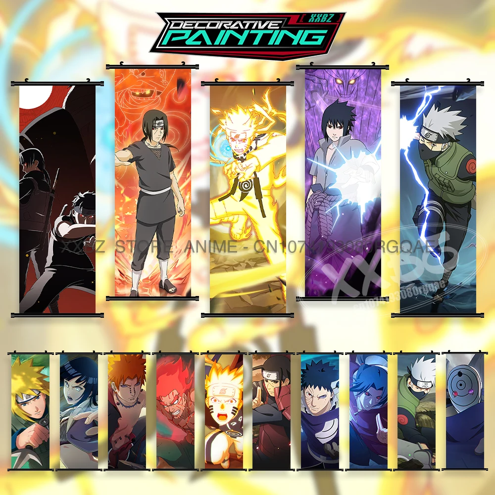 Uzumaki Naruto Scrolls Pictures Uchiha Sasuke Decorative Hanging Painting Canvas Orochimaru Home Decor Anime Poster Wall Artwork
Uzumaki Naruto Scrolls Pictures Uchiha Sasuke Decorative Hanging Painting Canvas Orochimaru Home Decor Anime Poster Wall Artwork