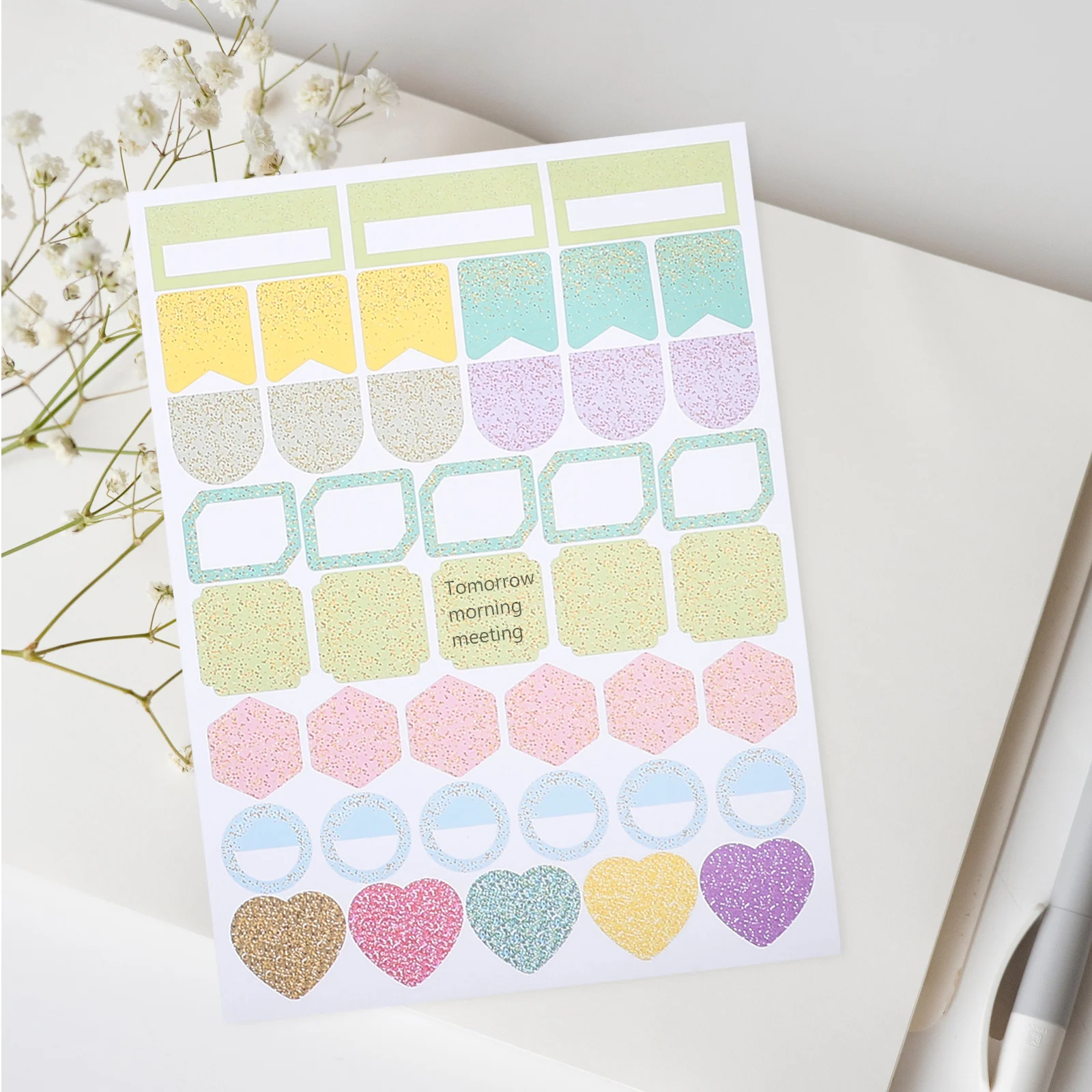 12 Sheets Stickers Self Adhesive Daily Planner Stickers Decorative Journaling Daily Travel Scrapbook Supplies Desk Calendar
12 Sheets Stickers Self Adhesive Daily Planner Stickers Decorative Journaling Daily Travel Scrapbook Supplies Desk Calendar