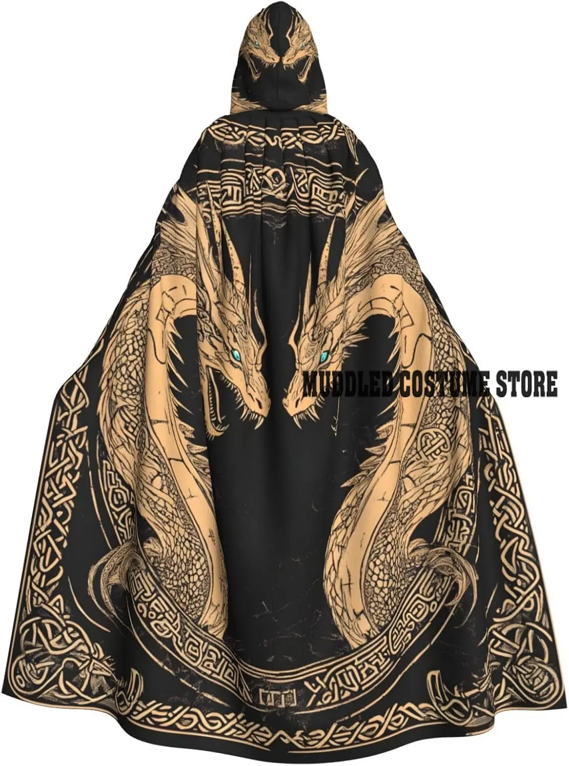 Хэллоуин Ведьма Волшебник Плащ с капюшоном Дракон Негабаритная накидка для косплея для взрослых, костюм для рождественской вечеринки, халат для фестивалей и подарков
Хэллоуин Ведьма Волшебник Плащ с капюшоном Дракон Негабаритная накидка для косплея для взрослых, костюм для рождественской вечеринки, халат для фестивалей и подарков