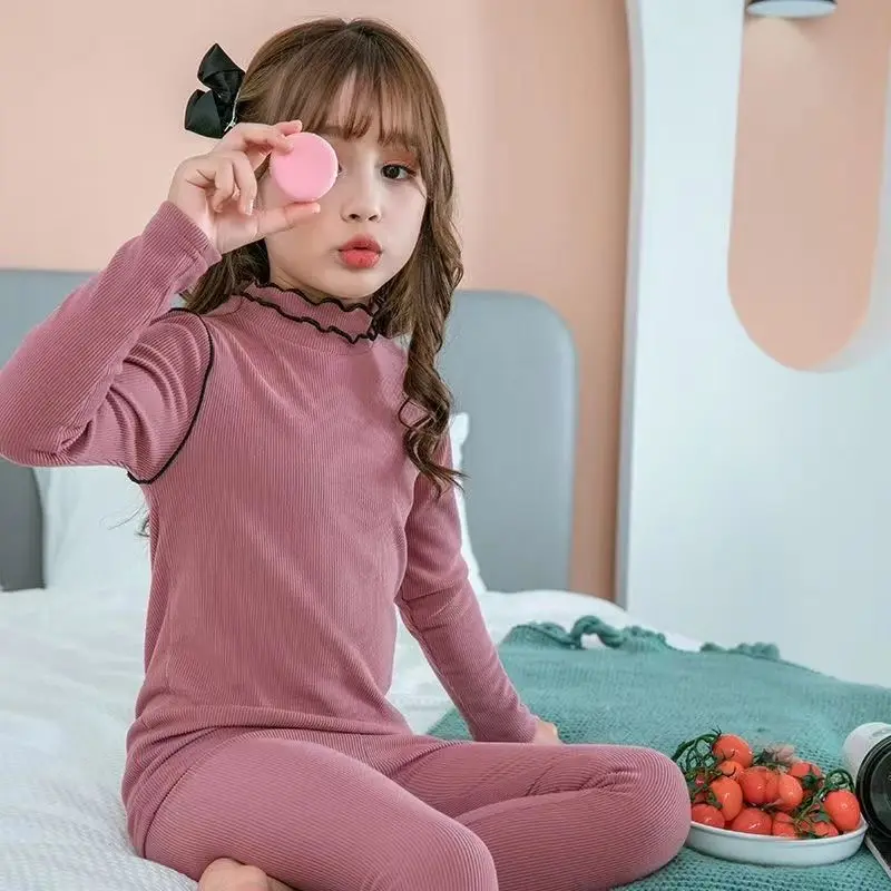 Women's Autumn Winter New Fashionable Round Neck Pullover Long Sleeved Solid Color Bottom Shirt Kids Children's Clothing Suit
Women's Autumn Winter New Fashionable Round Neck Pullover Long Sleeved Solid Color Bottom Shirt Kids Children's Clothing Suit