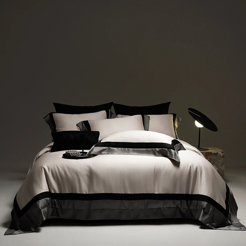 Lyocell Bamboo Fiber Soft Silky Cool Feeling Solid Color 4Pcs Bedding Set Duvet Cover Set Bed Sheet/Fitted Sheet Pillowcases
Lyocell Bamboo Fiber Soft Silky Cool Feeling Solid Color 4Pcs Bedding Set Duvet Cover Set Bed Sheet/Fitted Sheet Pillowcases