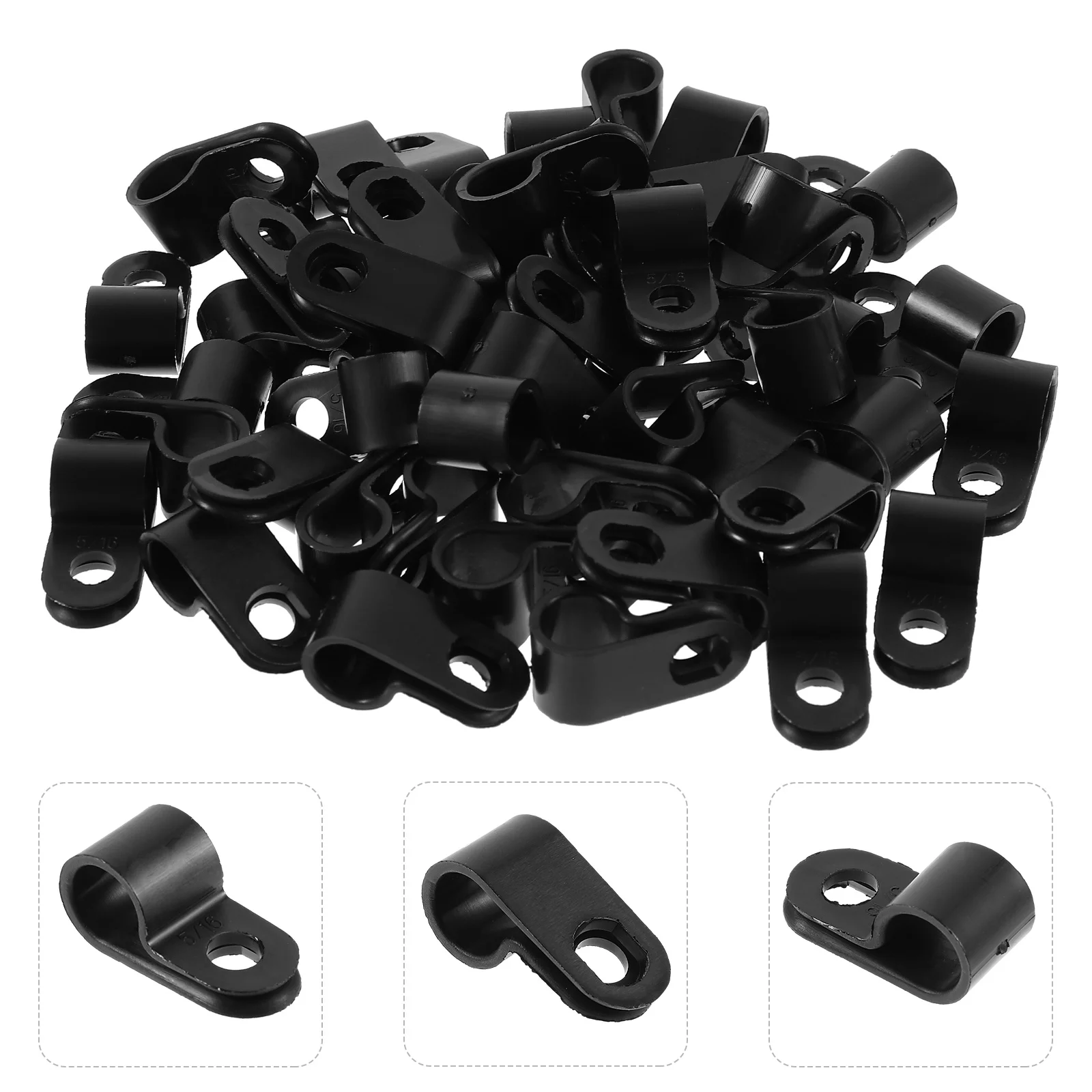 20pcs Nylon R type Cable Clips Wire Management Holder for 21 25mm Diameter Cables Rope Light Mounting Clip Strong Acid
20pcs Nylon R type Cable Clips Wire Management Holder for 21 25mm Diameter Cables Rope Light Mounting Clip Strong Acid