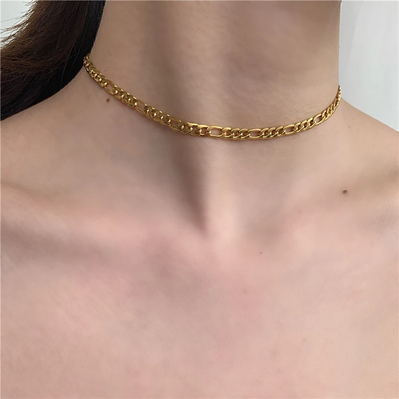Титан с 18-каратным золотом, колье-цепочка, ожерелье, женское ювелирное изделие из нержавеющей стали, дизайнерское T Show Party, подиум, Boho, Япония, Корея
Титан с 18-каратным золотом, колье-цепочка, ожерелье, женское ювелирное изделие из нержавеющей стали, дизайнерское T Show Party, подиум, Boho, Япония, Корея