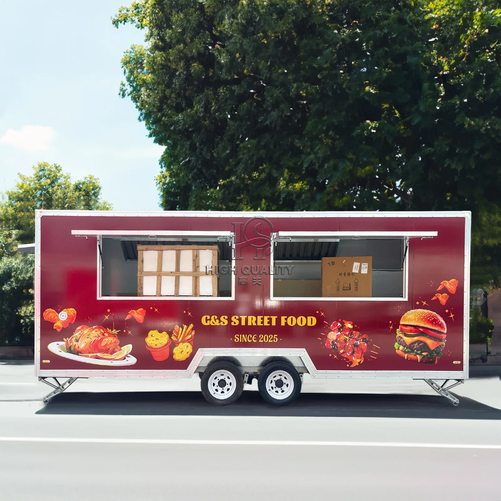 New Factory Customized Ice Cream Cart Ape Coffee Food Trailer Shop Tuk Food Trailer BBQ
New Factory Customized Ice Cream Cart Ape Coffee Food Trailer Shop Tuk Food Trailer BBQ