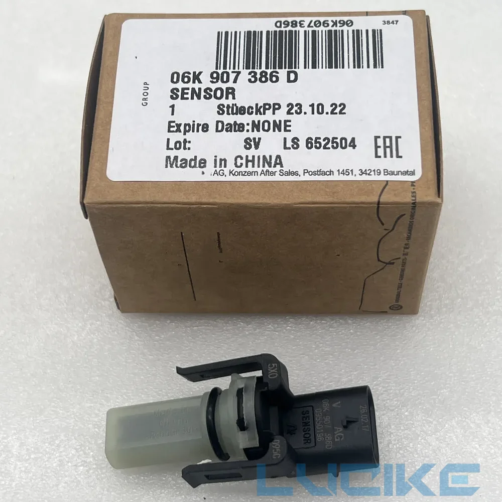 Genuine New Air Intake Charge Temperature Sensor for Audi A3 A4 A6 A7 A8 15-19 VW 2014-2019 06K907386D 06K907386B 06K907386E
Genuine New Air Intake Charge Temperature Sensor for Audi A3 A4 A6 A7 A8 15-19 VW 2014-2019 06K907386D 06K907386B 06K907386E