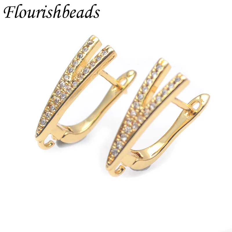 Copper Brass Real Gold Plated Real Earwires Fastener Earring Hooks for Women DIY Jewelry Making Accessories 30pcs/lot
Copper Brass Real Gold Plated Real Earwires Fastener Earring Hooks for Women DIY Jewelry Making Accessories 30pcs/lot