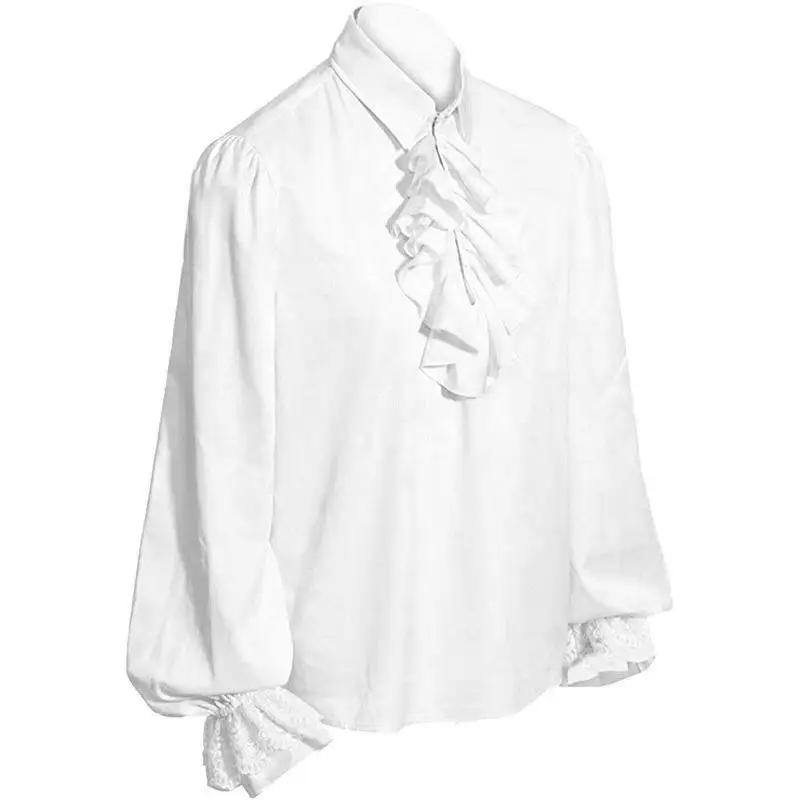 British Style White Shirt Punk Performance Costume Halloween COS Men's Fashion Long Sleeve Cool Sensation Other Material 100%
British Style White Shirt Punk Performance Costume Halloween COS Men's Fashion Long Sleeve Cool Sensation Other Material 100%