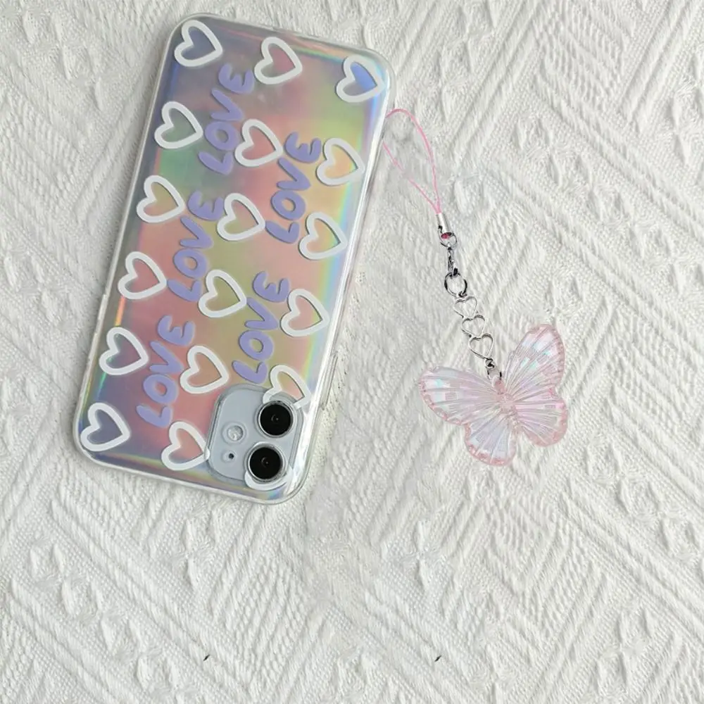 Acrylic Love Star Phone Chain Phone Charm DIY Handmade Laser Butterfly Phone Pendant Short Hanging Cord Sweet Phone Lanyard
Acrylic Love Star Phone Chain Phone Charm DIY Handmade Laser Butterfly Phone Pendant Short Hanging Cord Sweet Phone Lanyard