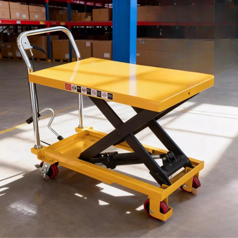Manual Hydraulic Lift Trolley Mobile Scissor Lift Lift Trolley Durable Commercial Furniture Carrello Di Sollevamento ZY40TC
Manual Hydraulic Lift Trolley Mobile Scissor Lift Lift Trolley Durable Commercial Furniture Carrello Di Sollevamento ZY40TC