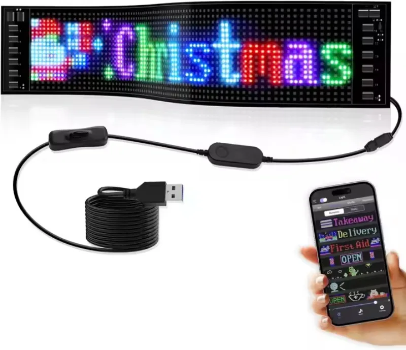 Elevator Retail Store Shopping Center Electronic Signage USB Flexible Vehicle Decal Smart Light Diode Screen Rear Window
Elevator Retail Store Shopping Center Electronic Signage USB Flexible Vehicle Decal Smart Light Diode Screen Rear Window