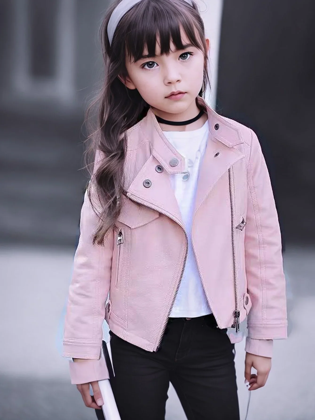 Kids Girl Spring Pu Leather Jacket Motorcycle Coat Pink Turndown Collar Short Faux Leather Moto Jacket
Kids Girl Spring Pu Leather Jacket Motorcycle Coat Pink Turndown Collar Short Faux Leather Moto Jacket