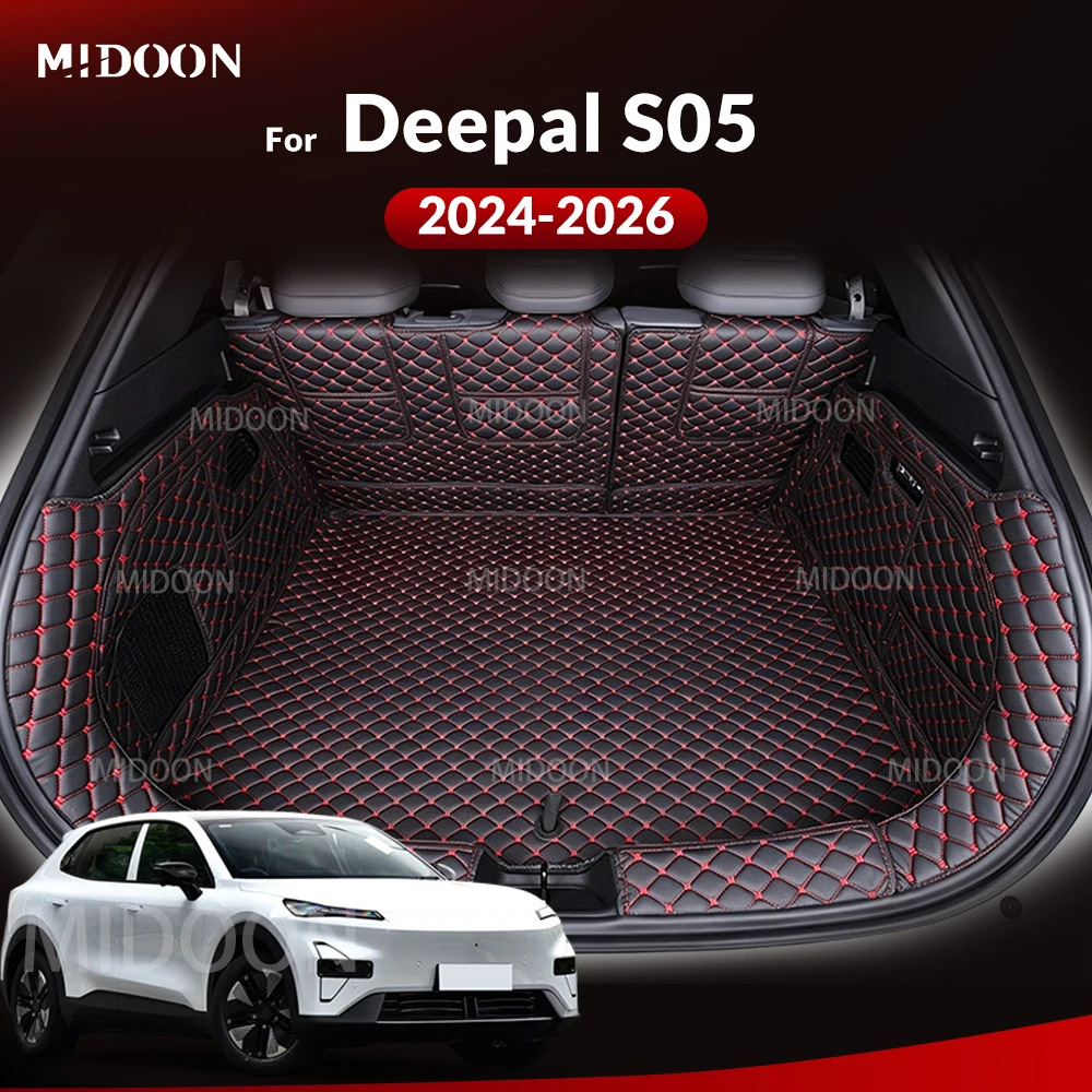 MIDOON For Deepal S05 2024 2025 2026 Car Trunk Mat Cargo Liner PU Leather Full Cover Waterproof Interior Accessories
MIDOON For Deepal S05 2024 2025 2026 Car Trunk Mat Cargo Liner PU Leather Full Cover Waterproof Interior Accessories