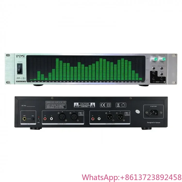 Blue/Green/White BDS PP-131 Audio Spectrum Analyzer Display VU Meter 31-Segment With Silver Panel
Blue/Green/White BDS PP-131 Audio Spectrum Analyzer Display VU Meter 31-Segment With Silver Panel