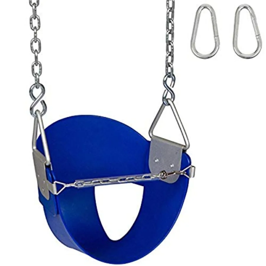 Swing Set Stuff Highback ½ Bucket Seat Blue with Chains and Hooks and SSS Logo Sticker
Swing Set Stuff Highback ½ Bucket Seat Blue with Chains and Hooks and SSS Logo Sticker