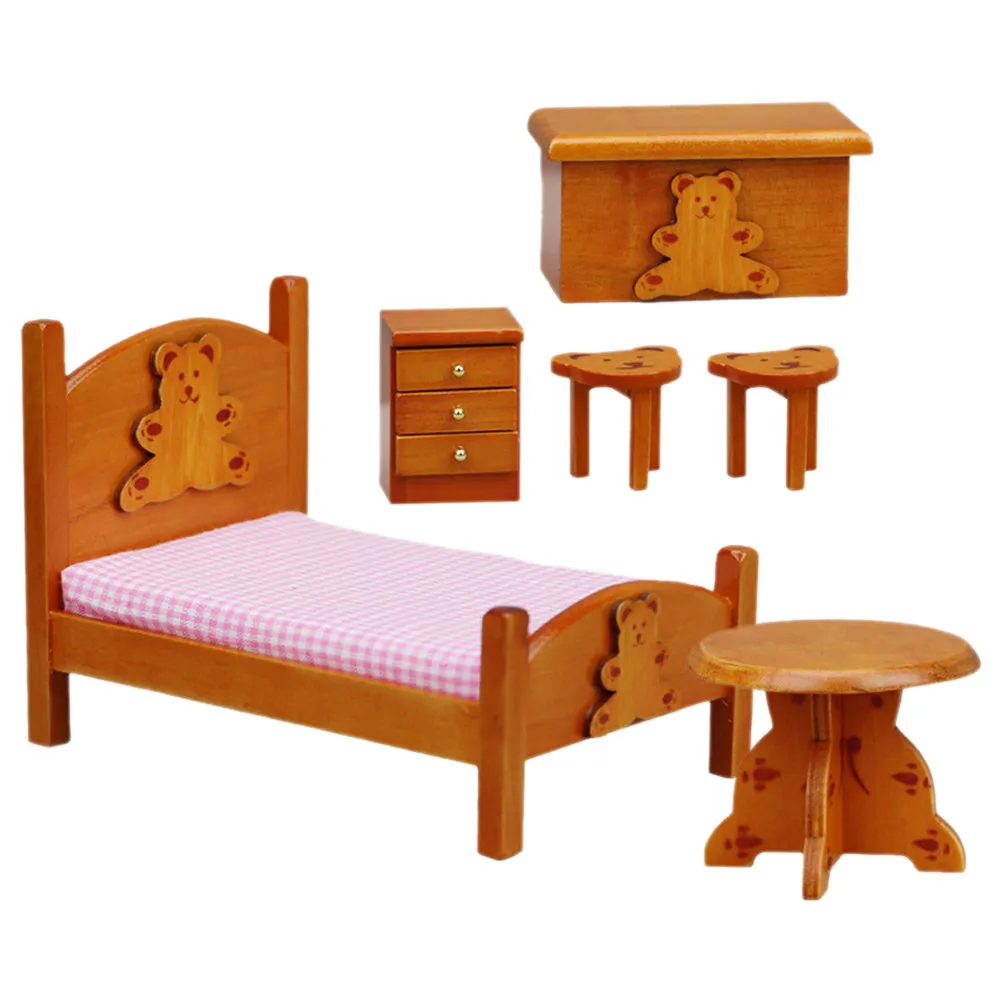 1Set Miniature Furniture Set Realistic Bedroom Scene Prop Pretend Play Tiny House Decoration Living Room Supplies
1Set Miniature Furniture Set Realistic Bedroom Scene Prop Pretend Play Tiny House Decoration Living Room Supplies