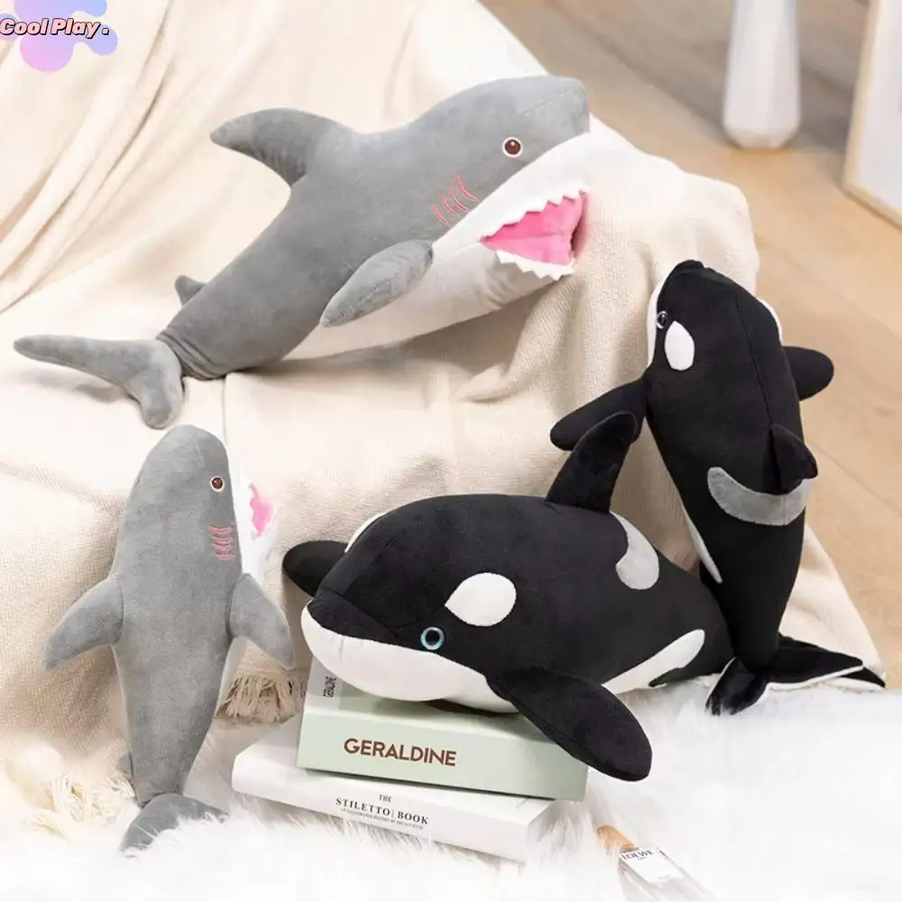 Animal Cartoon Simulated Killer whale Dolls Collection Funny Great White Shark Plush Toys Kawaii PP Cotton Animals Plush Pillow
Animal Cartoon Simulated Killer whale Dolls Collection Funny Great White Shark Plush Toys Kawaii PP Cotton Animals Plush Pillow