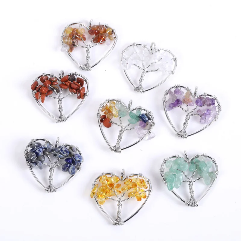 12pcs 30mm Rainbow Tree of Life Natural Amethyst Crystal Heart Pendant Energy Stone Healing Meditation Yoga Gift Wholesale
12pcs 30mm Rainbow Tree of Life Natural Amethyst Crystal Heart Pendant Energy Stone Healing Meditation Yoga Gift Wholesale