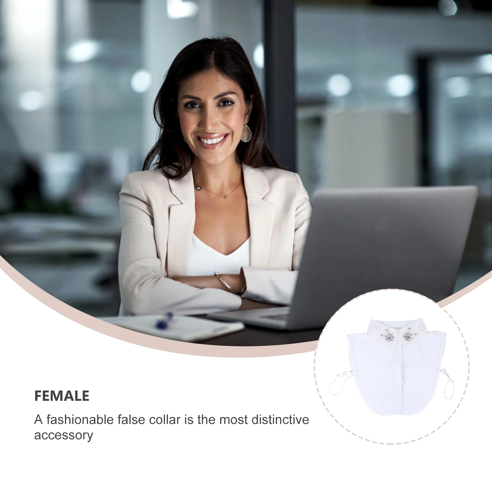 Chiffon False Blouse Collar Women Casual Half Shirt Dickey White Color Adjustable Size Neckwear Fashion Accessories
Chiffon False Blouse Collar Women Casual Half Shirt Dickey White Color Adjustable Size Neckwear Fashion Accessories