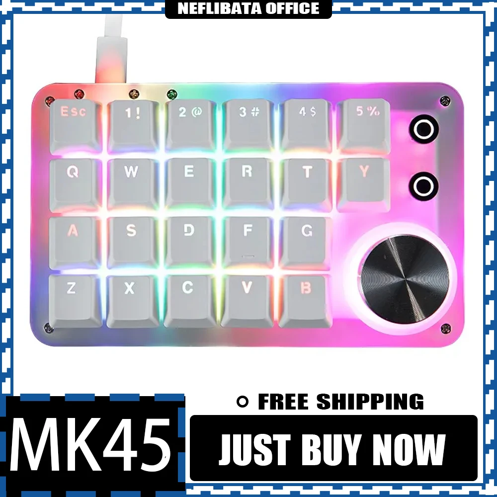 Механическая мини-клавиатура G50 Mk45, с нумером и ручкой, программируемая клавиатура для макросъемки, эргономичные аксессуары RGB, дизайн для рисования, офисные подарки
Механическая мини-клавиатура G50 Mk45, с нумером и ручкой, программируемая клавиатура для макросъемки, эргономичные аксессуары RGB, дизайн для рисования, офисные подарки