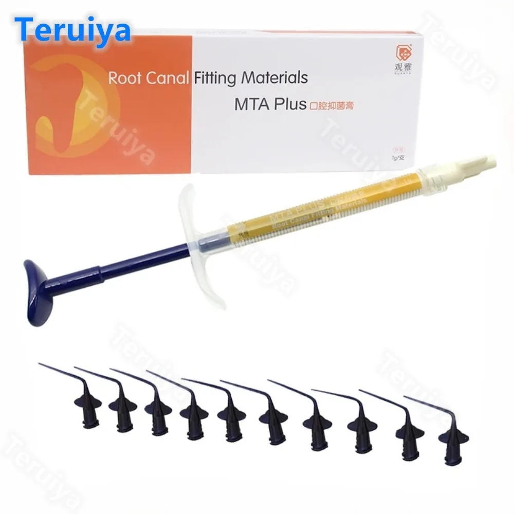 MTA Plus Endodontic Repair Cement 1g Syringe Professional Dental Root Canal Filling Sealing Liner for Dentist & Endodontist Clin
MTA Plus Endodontic Repair Cement 1g Syringe Professional Dental Root Canal Filling Sealing Liner for Dentist & Endodontist Clin