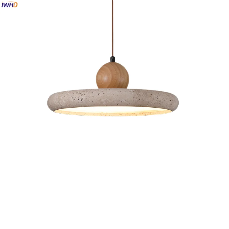 IWHD Wabi Sabi LED Pendant Lamps Bedroom Living Room Loft Home Decoration Big Circular Yellow Travertine Vintage Hanging Light
IWHD Wabi Sabi LED Pendant Lamps Bedroom Living Room Loft Home Decoration Big Circular Yellow Travertine Vintage Hanging Light