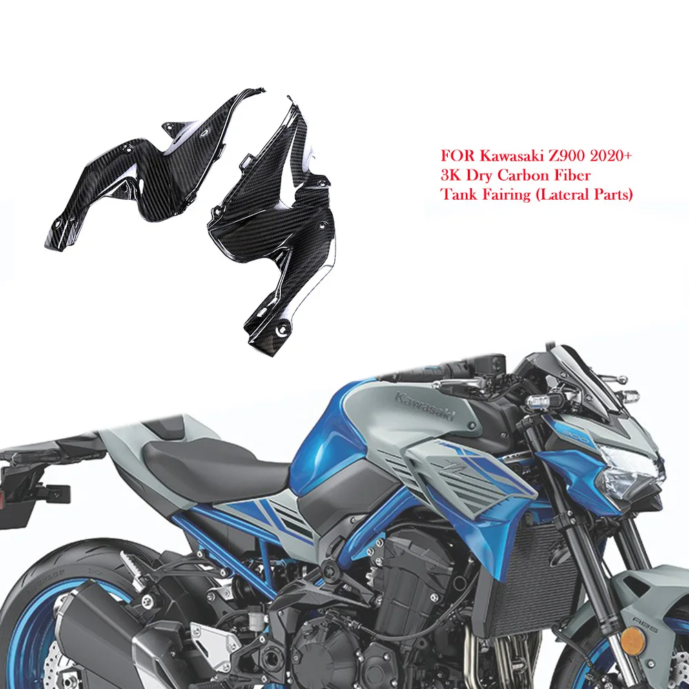 Для Kawasaki Z900 2020 2021 2022 2023 2024, аксессуары, обтекатель бака из углеродного волокна для мотоцикла (боковые детали), комплекты деталей для мотоциклов
Для Kawasaki Z900 2020 2021 2022 2023 2024, аксессуары, обтекатель бака из углеродного волокна для мотоцикла (боковые детали), комплекты деталей для мотоциклов