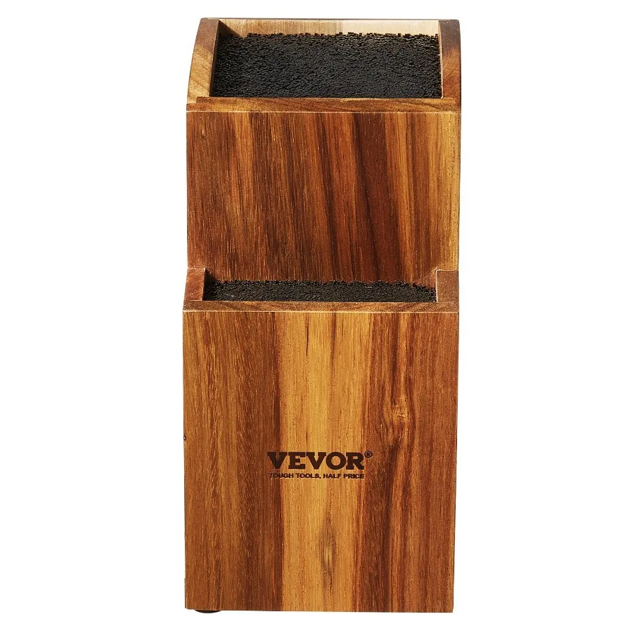 Universal Knife Holder Acacia Wood Knife Block Without Knives TwoTier Knife Storage Stand with PP Brush Extra Large Multifunct
Universal Knife Holder Acacia Wood Knife Block Without Knives TwoTier Knife Storage Stand with PP Brush Extra Large Multifunct