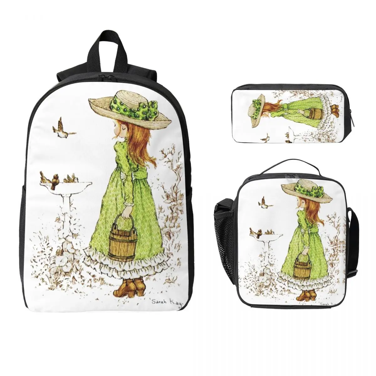 Рюкзак для девочек Sarah Kay, студенческая сумка для книг для мальчиков и девочек, школьная сумка, сумки на плечо для ноутбука, 3 шт., изолированная сумка для обеда, пенал
Рюкзак для девочек Sarah Kay, студенческая сумка для книг для мальчиков и девочек, школьная сумка, сумки на плечо для ноутбука, 3 шт., изолированная сумка для обеда, пенал