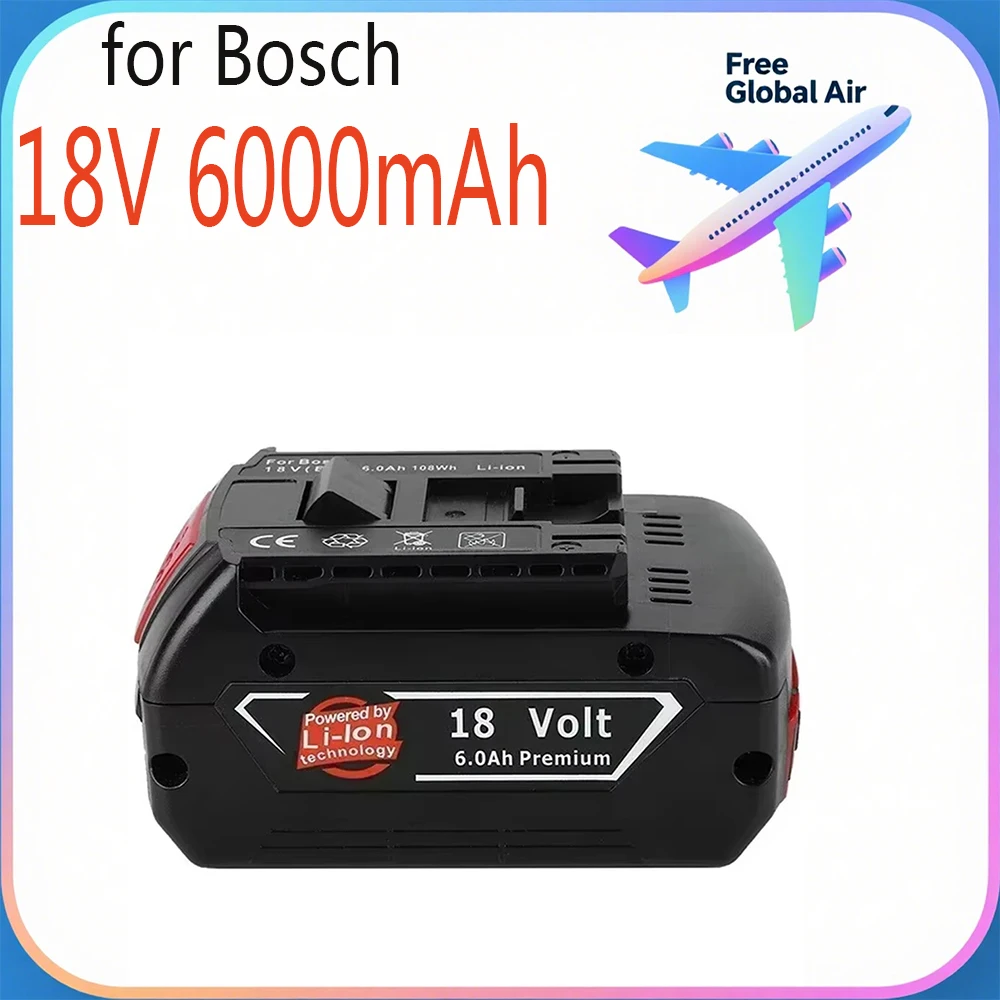 New For Bosch 18V Battery 5.0/6Ah Electric Drill 18V Rechargeable Li-ion Battery BAT609 BAT609G BAT618 BAT618G BAT614 Charger
New For Bosch 18V Battery 5.0/6Ah Electric Drill 18V Rechargeable Li-ion Battery BAT609 BAT609G BAT618 BAT618G BAT614 Charger