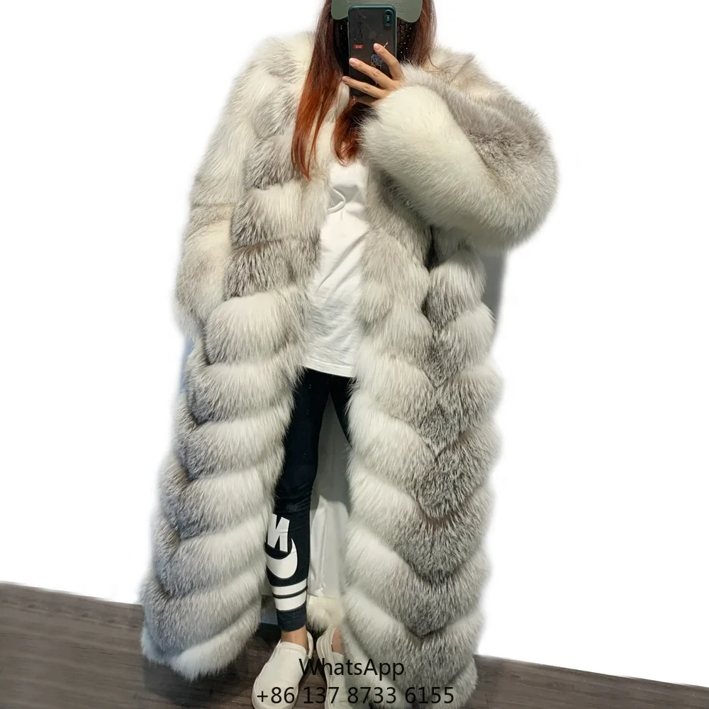 2023 Winter Warm Thick Natural Fox Fur Coat Long Women Oversized Fox Fur Jacket Female Outerwear
2023 Winter Warm Thick Natural Fox Fur Coat Long Women Oversized Fox Fur Jacket Female Outerwear