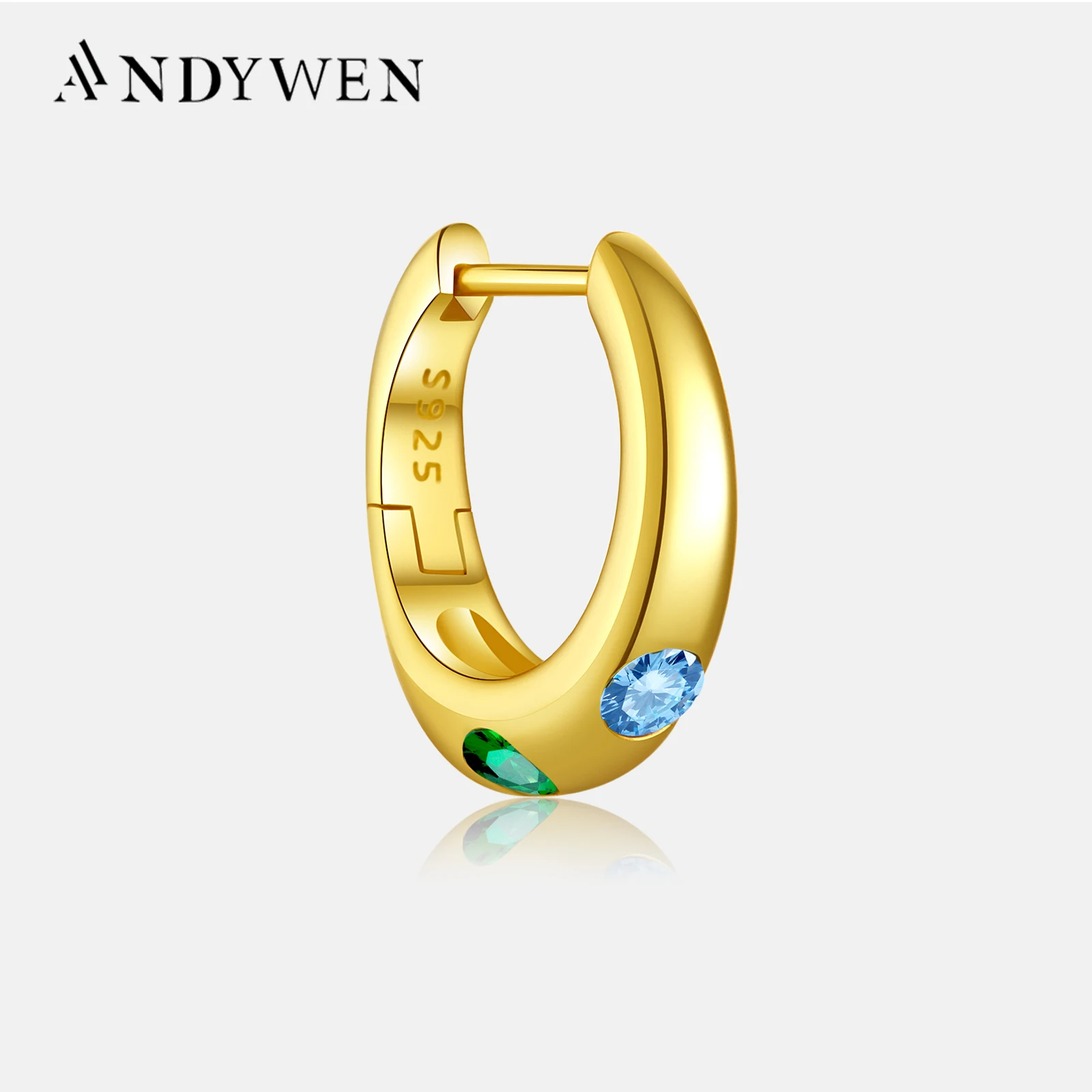 ANDYWEN женские серьги-кольца из стерлингового серебра 925 пробы, зажимы для пирсинга, петли, 1 шт., модные роскошные украшения для свадебной вечеринки, 2025 г.
ANDYWEN женские серьги-кольца из стерлингового серебра 925 пробы, зажимы для пирсинга, петли, 1 шт., модные роскошные украшения для свадебной вечеринки, 2025 г.