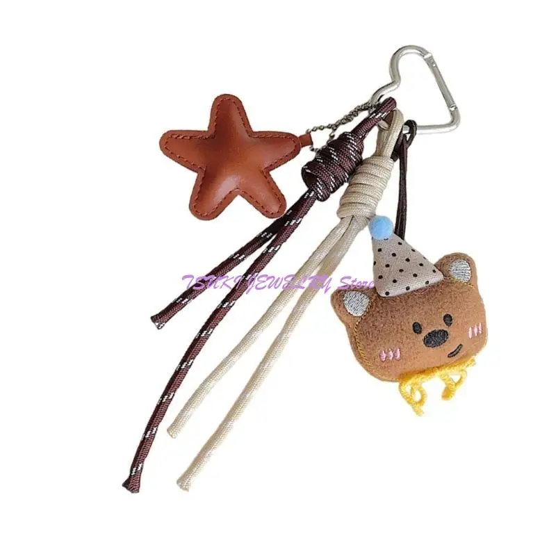 62KE Soft Plush Bear Keychain Cartoon Bag Pendant Decoration for Fashion Enthusiasts
62KE Soft Plush Bear Keychain Cartoon Bag Pendant Decoration for Fashion Enthusiasts