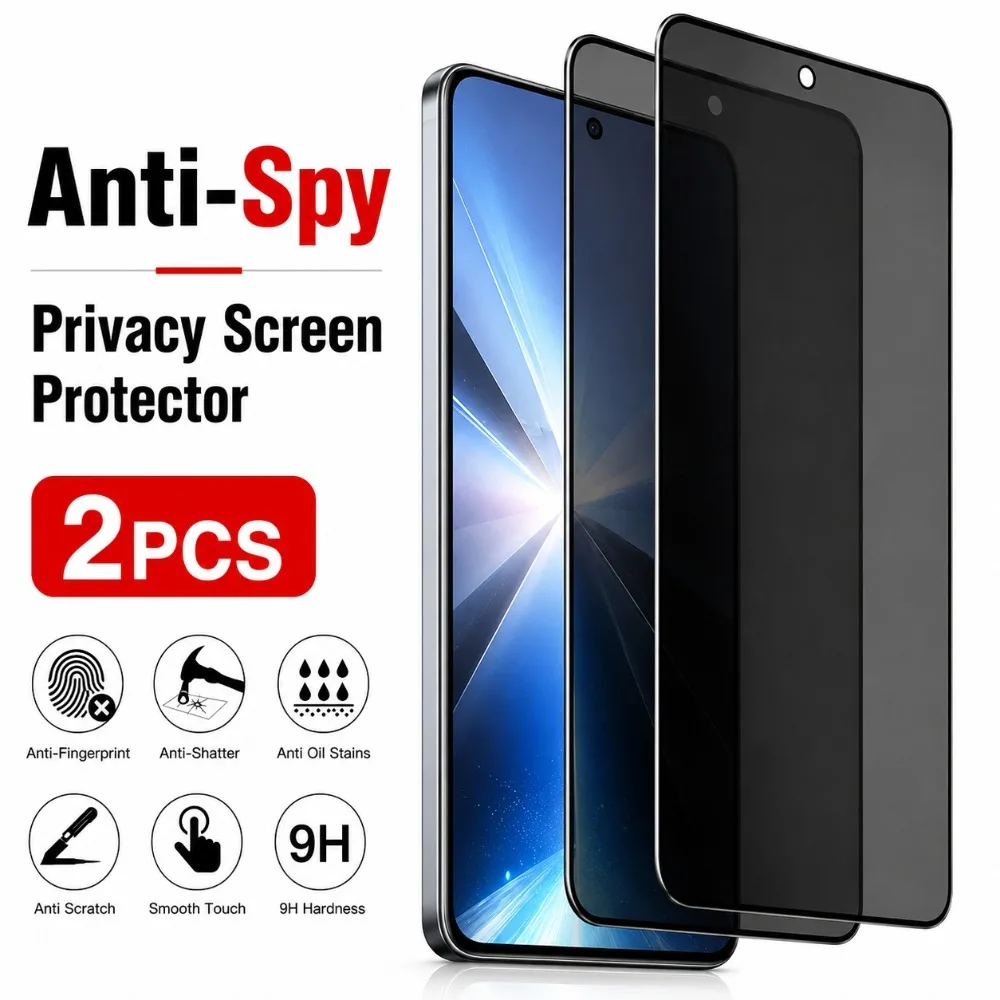 2Pcs Anti Spy Tempered Glass for Samsung Galaxy A57/A55/A56/A37/A36/A35/A26/A25/A17/A16/A15/A07/ Anti-Scratch Screen Protector
2Pcs Anti Spy Tempered Glass for Samsung Galaxy A57/A55/A56/A37/A36/A35/A26/A25/A17/A16/A15/A07/ Anti-Scratch Screen Protector