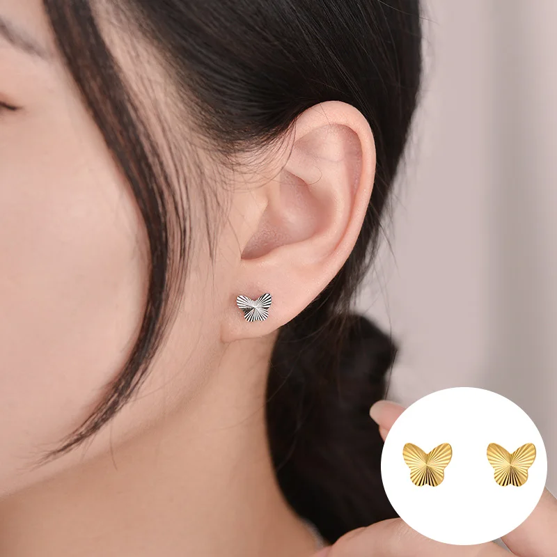100% 925 Sterling Silver Butterfly Earrings for Women Girl Fashion Insect Texture Design Jewelry Birthday Gift Dropshipping
100% 925 Sterling Silver Butterfly Earrings for Women Girl Fashion Insect Texture Design Jewelry Birthday Gift Dropshipping