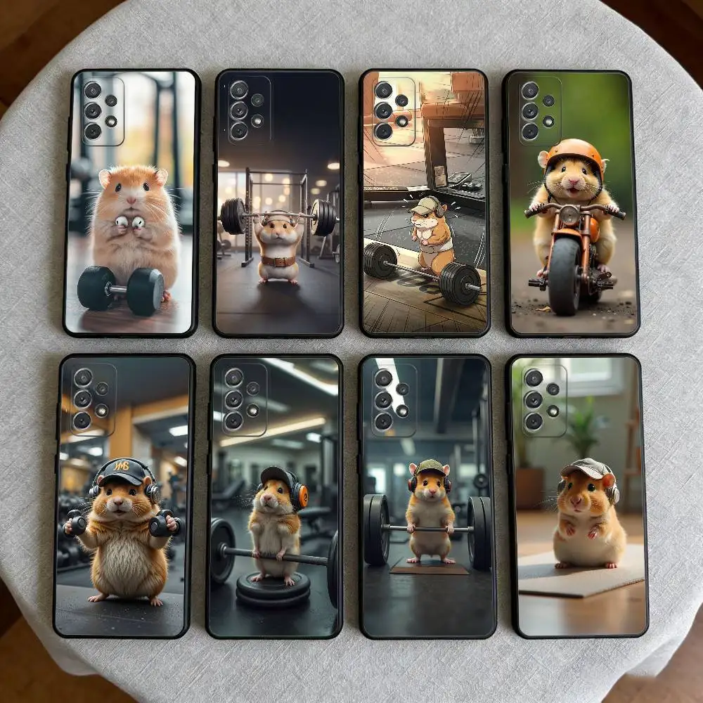 Cute Gym Hamster Phone Case For Samsung Galaxy A73,A72,A71,A70,A53,A52,A51,Soft Silicone Black Cover
Cute Gym Hamster Phone Case For Samsung Galaxy A73,A72,A71,A70,A53,A52,A51,Soft Silicone Black Cover