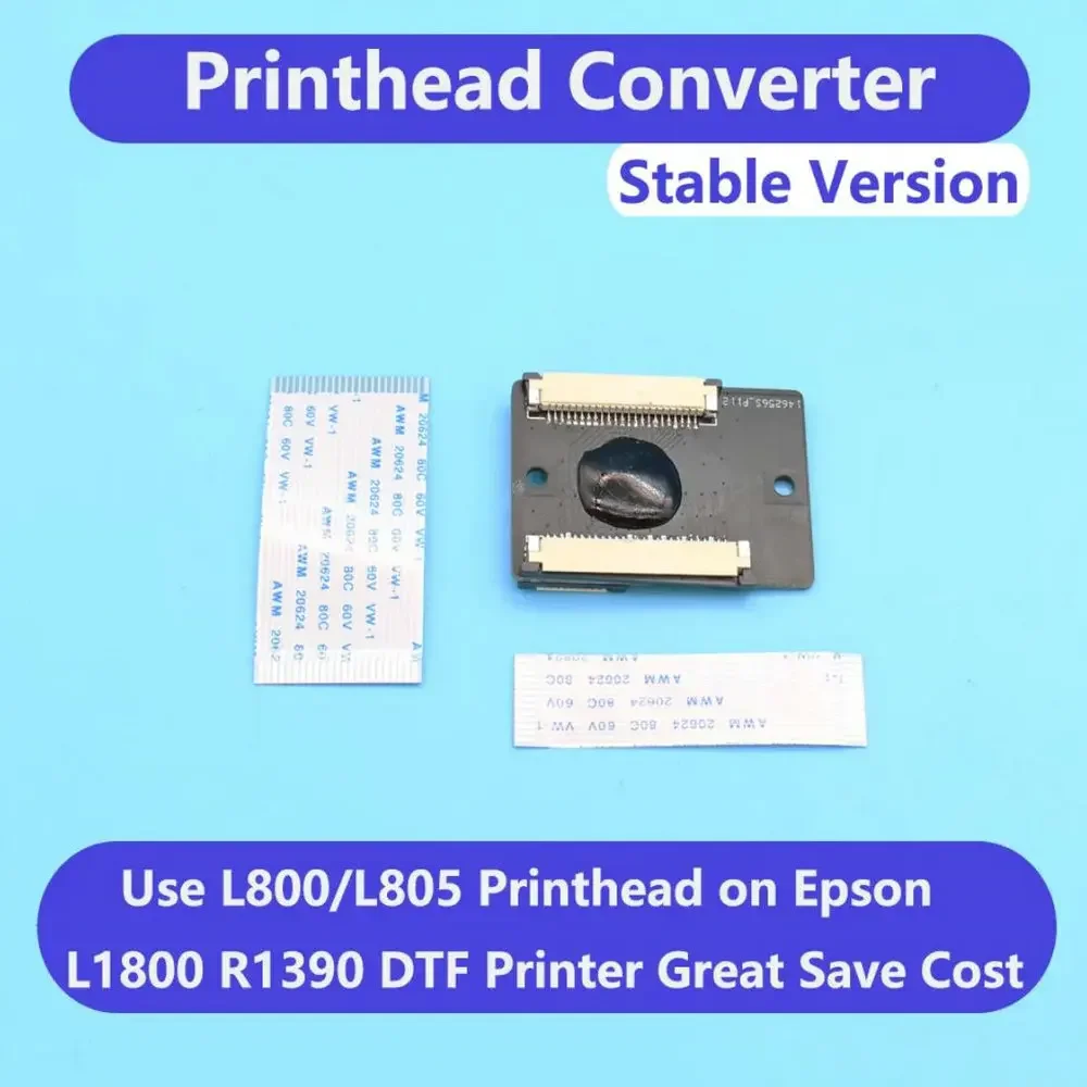 Converter Printhead For Epson L1800 R1390 DTF DTG UV Printer Use L805 L800 Printer Head Adapter Board Card Print Head Converters
Converter Printhead For Epson L1800 R1390 DTF DTG UV Printer Use L805 L800 Printer Head Adapter Board Card Print Head Converters